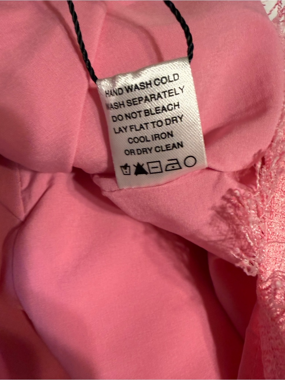 NWT! More To Come Women’s MEDIUM Houda Pink Strapless Mini Dress tweed Revolve - Picture 8 of 8